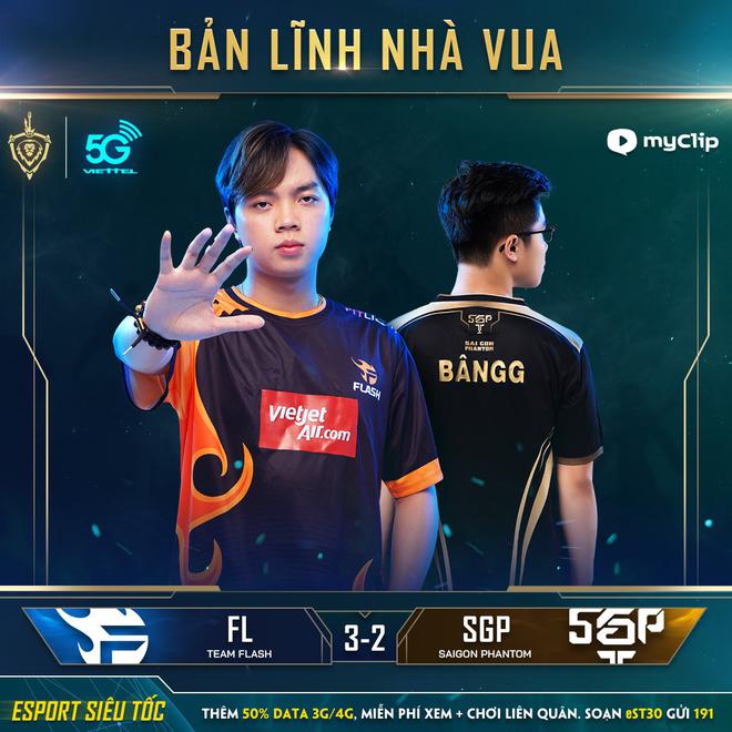 Lai B&acirc;ng hay ADC xuất sắc hơn, lời giải c&ograve;n bỏ ngỏ, nhưng SaiGon Phantom th&igrave; lại th&ecirc;m một lần thất bại dưới tay Team Flash! - Ảnh 5.