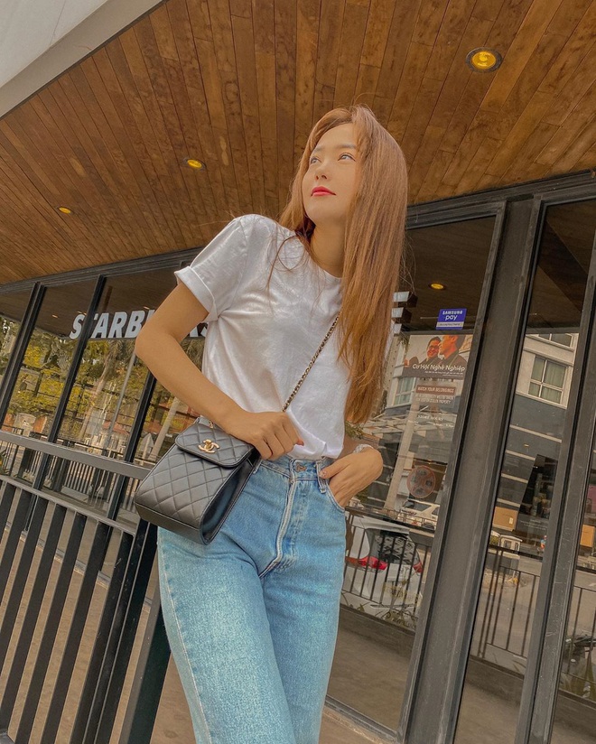 Thước đo thần thái mỹ nhân Vbiz là combo áo trắng quần jeans: Hà Tăng sang chảnh, Ngọc Trinh dáng nuột nhưng đến Minh Hằng mới bất ngờ - Ảnh 4.