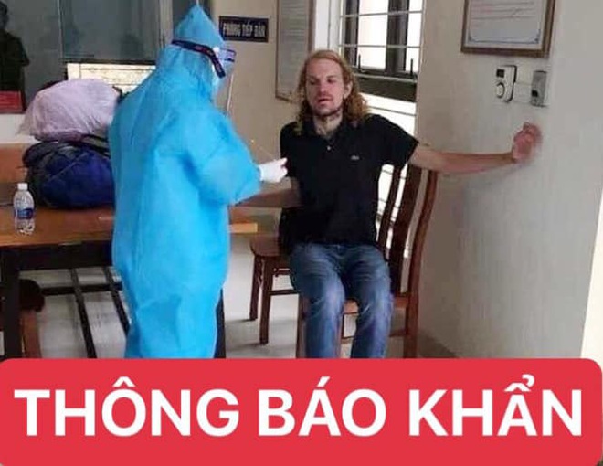 Nam thanh ni&ecirc;n người Đức trốn khỏi khu c&aacute;ch ly, đi t&agrave;u từ Thanh Ho&aacute; ra H&agrave; Nội - Ảnh 1.