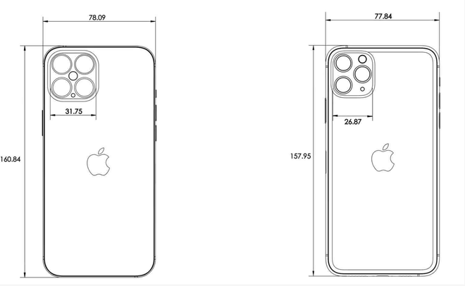 Đây có phải là bản vẽ thiết kế iPhone 7 và iPhone 7 Plus  Fptshopcomvn