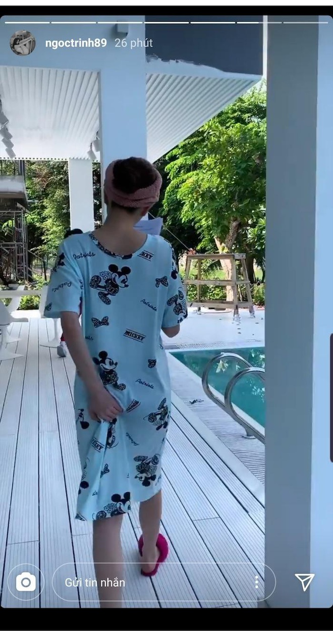 Ngọc Trinh lộ chân chằng chịt vết sẹo, liên tục than đau vẫn chịu khó diễn tập: 4 triệu follower đúng là không tự nhiên mà có - Ảnh 3.