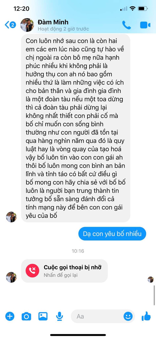 Sau chuỗi drama ồn ào, Linh Ngọc Đàm hé lộ phản ứng của bố khi thẳng thắn hỏi: Con có hư không? - Ảnh 3.