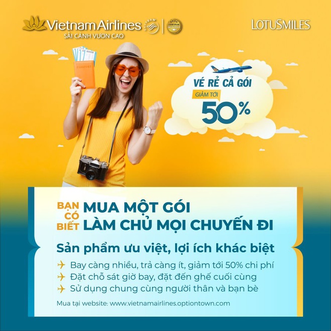 Vietnam Airlines vào cuộc trong cuộc đua bán vé trọn gói: hoá ra đã bán từ 7/2019 nhưng giờ còn nâng cấp xịn sò hơn - Ảnh 1.