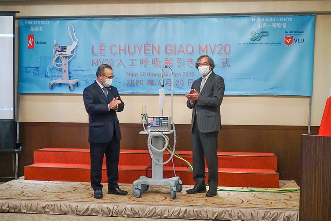 Trao tặng 2000 m&aacute;y thở cho Việt Nam nhằm ph&ograve;ng chống Covid-19 - Ảnh 1.