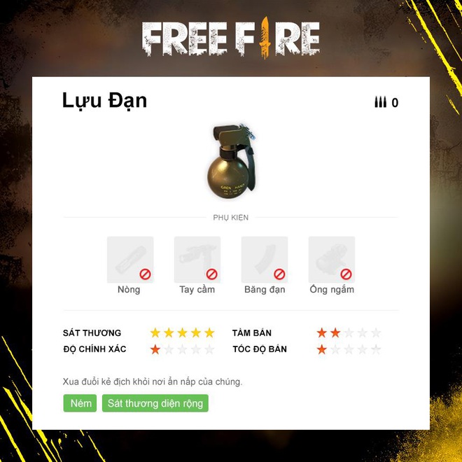 Free Fire: Đừng nghĩ lựu đạn bé nhỏ vô dụng, chúng có thể giúp bạn đạt top 1 dễ dàng! - Ảnh 2.