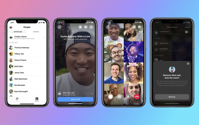 Facebook nay cũng đối đầu Zoom: Ra mắt tính năng gọi video Messenger Rooms tối đa tận 50 người - Ảnh 1.