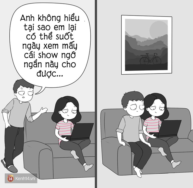 Bộ tranh: C&aacute;i hội y&ecirc;u nhau ấy m&agrave;, cực ngớ ngẩn nhưng cũng bao dễ thương - Ảnh 7.