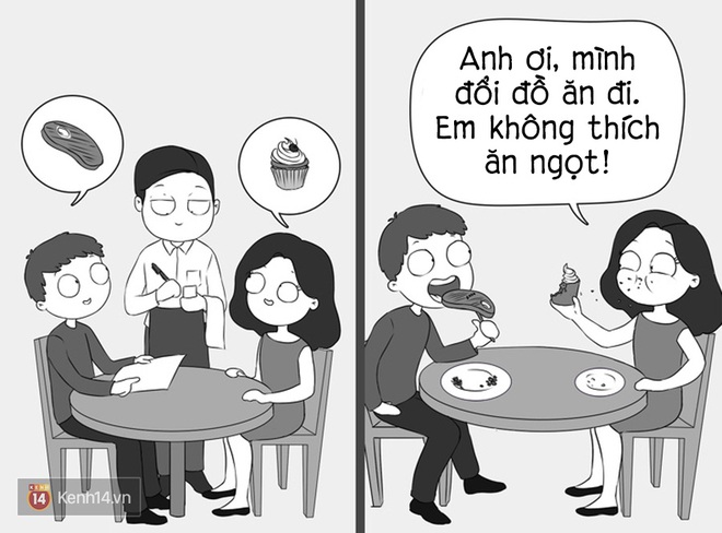 Bộ tranh: C&aacute;i hội y&ecirc;u nhau ấy m&agrave;, cực ngớ ngẩn nhưng cũng bao dễ thương - Ảnh 19.