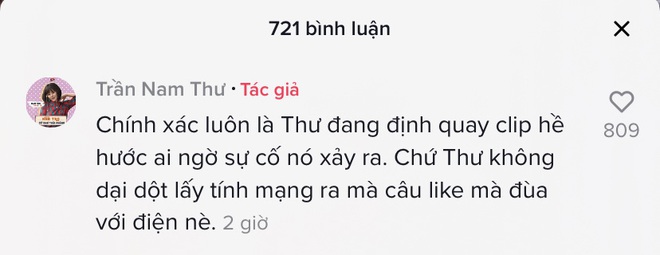 Nam Thư tung clip gặp sự cố nổ dây điện khi đang sấy tóc ở nhà, khiến cả dàn sao Việt phát hoảng  - Ảnh 4.