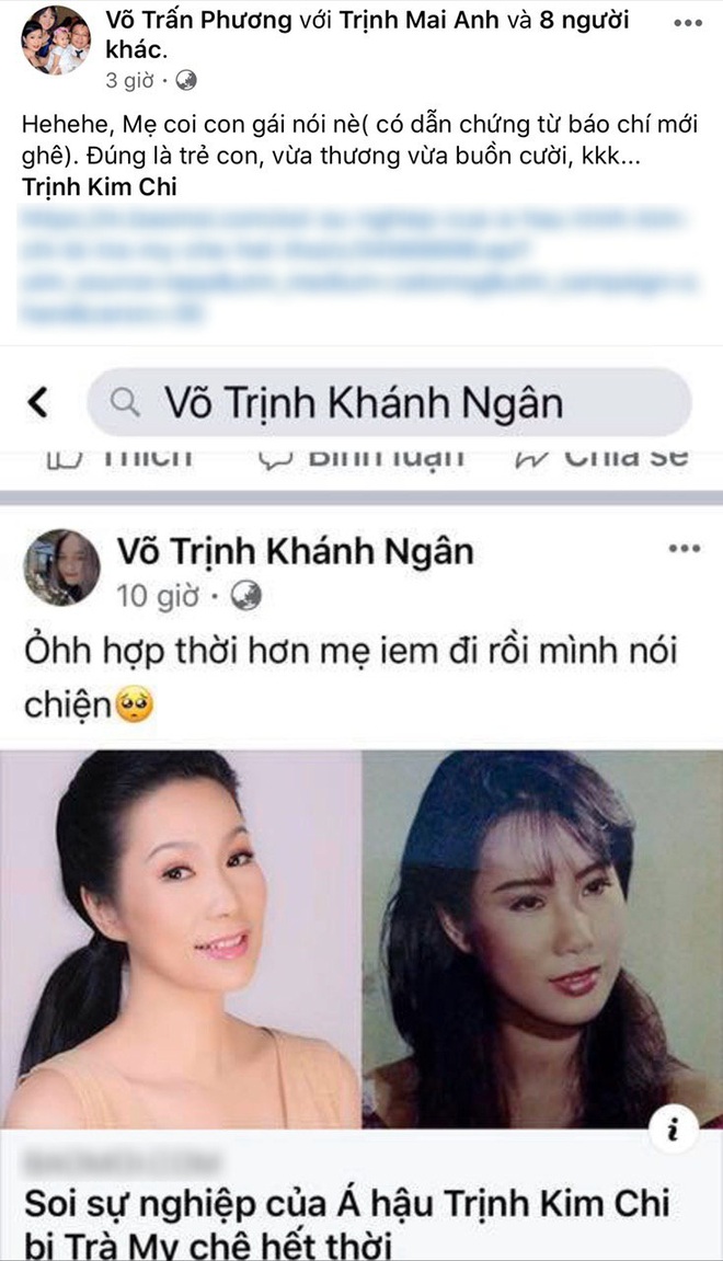 Chồng và con gái đồng lòng bảo vệ nghệ sĩ Trịnh Kim Chi khi bị Trà My mỉa mai hết thời đu bám showbiz - Ảnh 2.