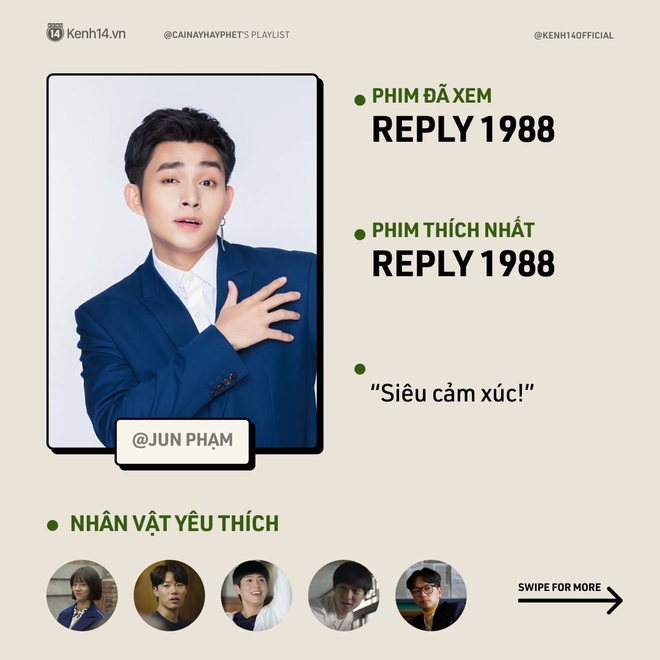 Sao Việt và cư dân mạng phát cuồng với chị em series Reply 1988: Diệu Nhi một lòng với Park Bo Gum, Nicky cày sạch cả 3 phần, Jun Phạm thốt lên đúng 3 từ! - Ảnh 8.