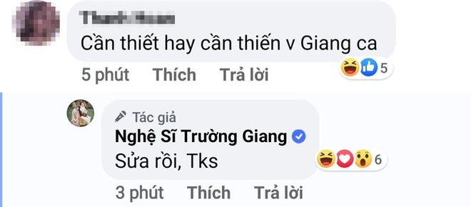 Muốn ngượng chín với từ nhạy cảm Trường Giang bất cẩn viết, may có fan vào sửa chứ không lại toang! - Ảnh 3.