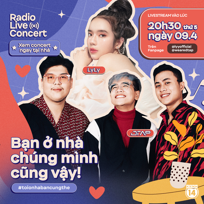 Team hit-maker đổ bộ Radio Live Concert: LyLy có ngẫu hứng hát bài mới, nghe DTAP kể chuyện làm nhạc dân gian cùng Hoàng Thùy Linh? - Ảnh 1.