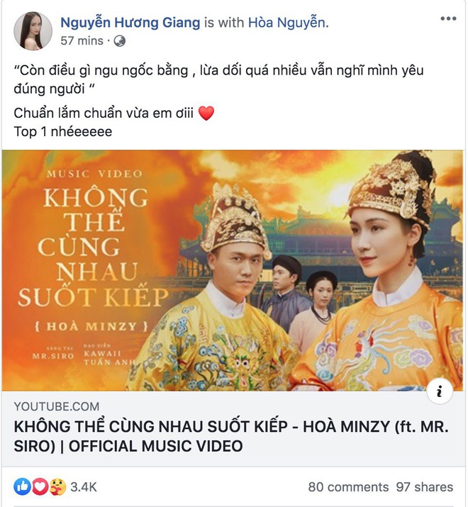 Hương Giang, Châu Đăng Khoa, K-ICM và loạt sao Việt khen ngợi MV mới của Hòa Minzy nhưng netizen lại có phản ứng trái chiều - Ảnh 5.