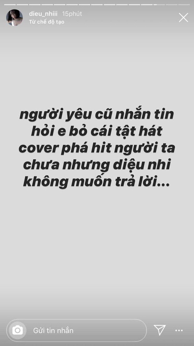 Diệu Nhi bóc phốt người yêu cũ, bắt trend bài mới của Bích Phương với loạt câu hỏi nhưng cú twist cuối cùng lại khiến các fan sốc nặng - Ảnh 3.