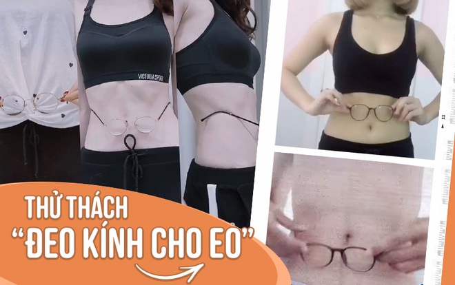 Vòng eo của Ngọc Trinh từ 56 giờ chỉ còn có 53cm, bảo sao mà khơi mào luôn thử thách đeo kính cho eo gây sốt trên TikTok - Ảnh 5.