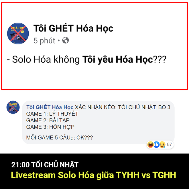 Admin Tôi Ghét Hoá Học sáng tác thơ đáp trả màn tỏ tình ngọt ngào của Tôi Yêu Hoá học cực gắt, đối thủ nghe xong chỉ biết câm nín - Ảnh 3.