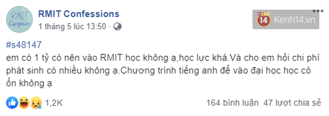 Trường con nhà giàu RMIT mở confession đậm mùi sang chảnh: Hỏi ông chủ đi xe máy sinh viên đi ô tô được không, 1 tỷ đóng học có đủ? - Ảnh 5.