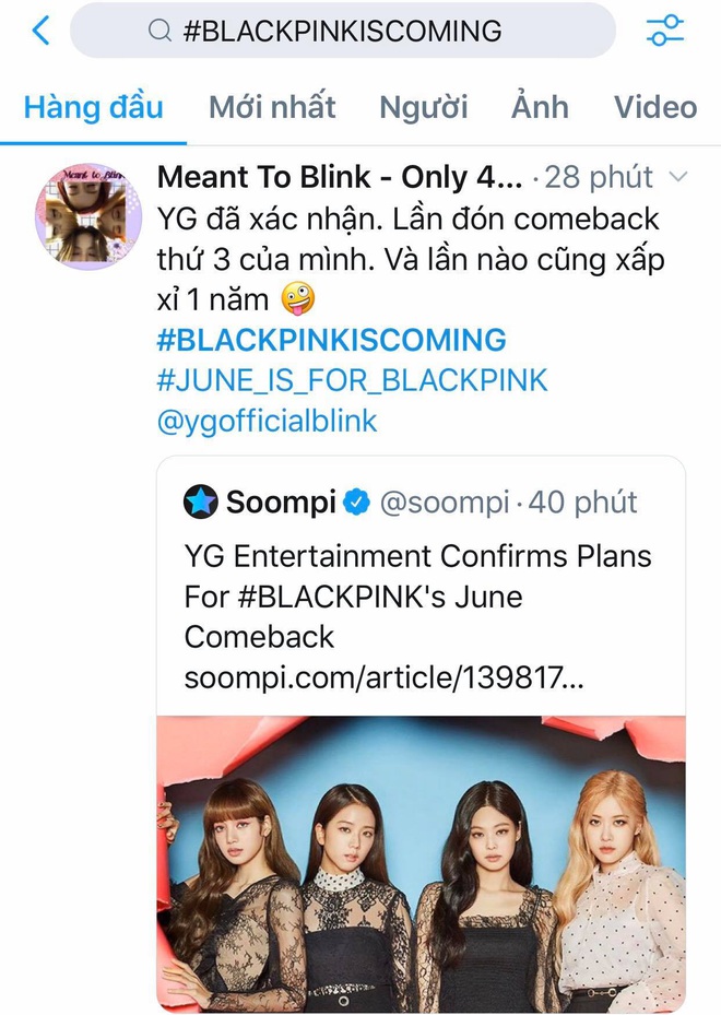 BLACKPINK thống trị MXH sau tin comeback: leo thẳng #2 trending toàn cầu, fan vẫn không dám tin, Lady Gaga và một boygroup khác bị réo tên? - Ảnh 8.