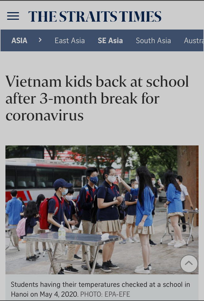 Truyền thông quốc tế rầm rộ đưa tin học sinh, sinh viên Việt Nam trở lại trường sau kỳ nghỉ dài lịch sử - Ảnh 1.
