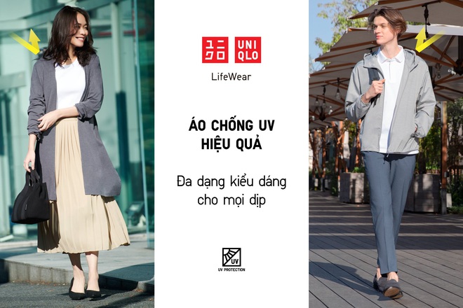 Áo chống nắng Nam Uniqlo 404169  69 Navy