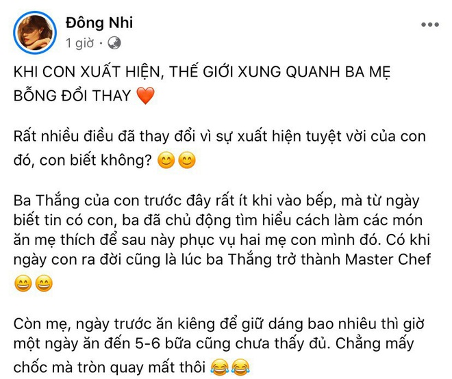 Đông Nhi tiết lộ cuộc sống thay đổi 180 độ sau khi mang bầu: Ngày ăn 5 đến 6 bữa, Ông Cao Thắng sắp thành MasterChef  - Ảnh 2.