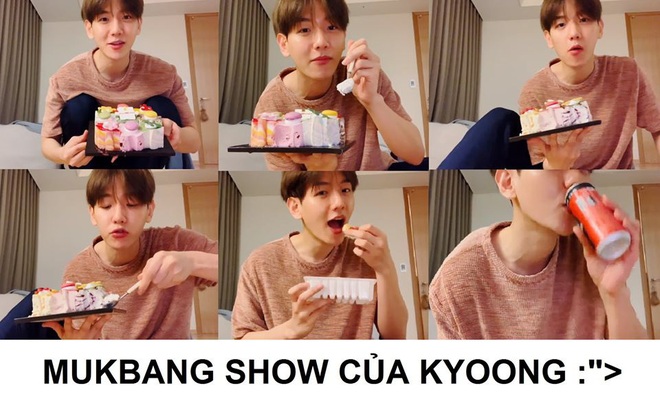 Tỏ ra chuyên nghiệp như một food-blogger thực thụ nhưng Baekhyun (EXO) lại có pha xử lí khiến fan cười muốn nội thương - Ảnh 3.