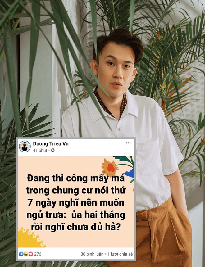 Dương Triệu Vũ tiếp tục lên tiếng sau status gây tranh cãi về việc sửa nhà trưa Thứ 7: Điều tôi cảm thấy khó chịu đây là sự thiếu tình người, tình hàng xóm - Ảnh 1.