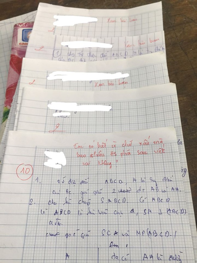 Chép bài của nam sinh điểm 10, cả nhóm nhận trái đắng vì lý do này - Ảnh 1.