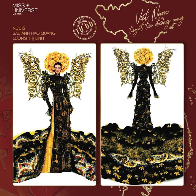 H&eacute; lộ loạt trang phục d&acirc;n tộc d&agrave;nh cho Kh&aacute;nh V&acirc;n: Xuất hiện nhiều mẫu độc đ&aacute;o, c&oacute; thiết kế &ldquo;mượn&rdquo; &yacute; tưởng Quốc phục của Phạm Hương? - Ảnh 3.