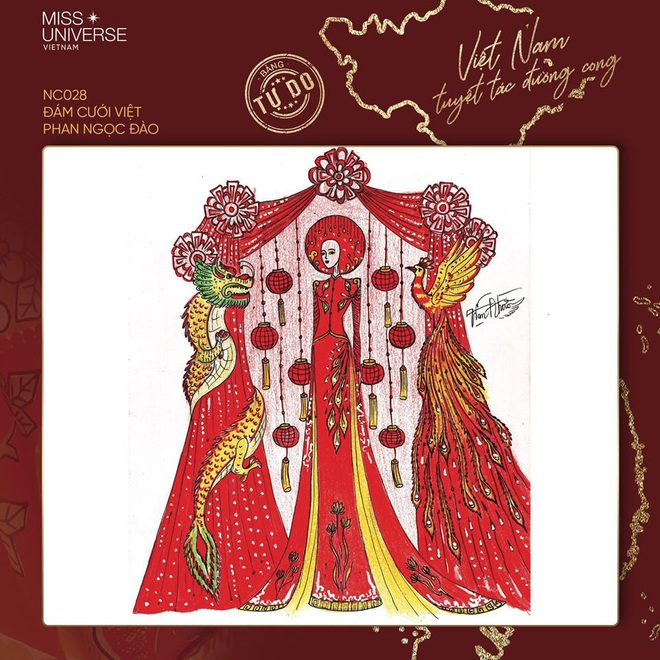 H&eacute; lộ loạt trang phục d&acirc;n tộc d&agrave;nh cho Kh&aacute;nh V&acirc;n: Xuất hiện nhiều mẫu độc đ&aacute;o, c&oacute; thiết kế &ldquo;mượn&rdquo; &yacute; tưởng Quốc phục của Phạm Hương? - Ảnh 8.