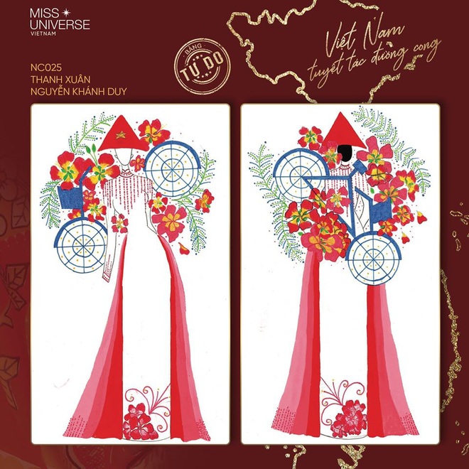 H&eacute; lộ loạt trang phục d&acirc;n tộc d&agrave;nh cho Kh&aacute;nh V&acirc;n: Xuất hiện nhiều mẫu độc đ&aacute;o, c&oacute; thiết kế &ldquo;mượn&rdquo; &yacute; tưởng Quốc phục của Phạm Hương? - Ảnh 9.