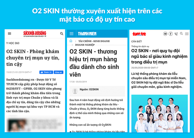 O2 Skin - Phòng khám chuyên trị mụn được lòng giới trẻ Sài thành - Ảnh 1.