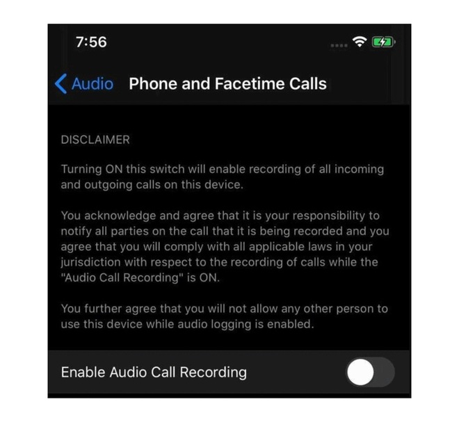 Lộ ảnh iPhone sắp có khả năng tự ghi âm cuộc gọi, tưởng thật nhưng hóa ra chỉ là cú lừa - Ảnh 1.