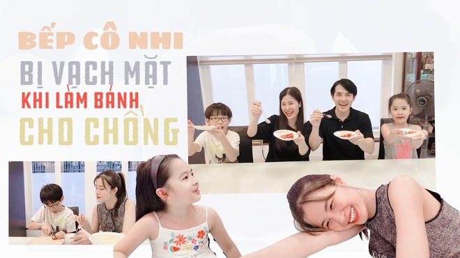 Đ&ocirc;ng Nhi bị vạch mặt tr&ecirc;n Youtube: Bếp C&ocirc; Nhi bầu lần đầu l&agrave;m b&aacute;nh cho chồng nhưng ấn tượng nhất l&agrave; h&agrave;nh động của một c&ocirc; con d&acirc;u thảo - Ảnh 5.