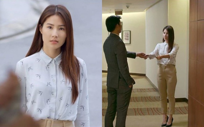 T&igrave;nh Y&ecirc;u v&agrave; Tham Vọng: Style c&ocirc;ng sở của Phan Linh đ&uacute;ng chuẩn thanh lịch, nhưng khi đặt cạnh Tuệ L&acirc;m lại c&oacute; phần l&eacute;p vế - Ảnh 3.