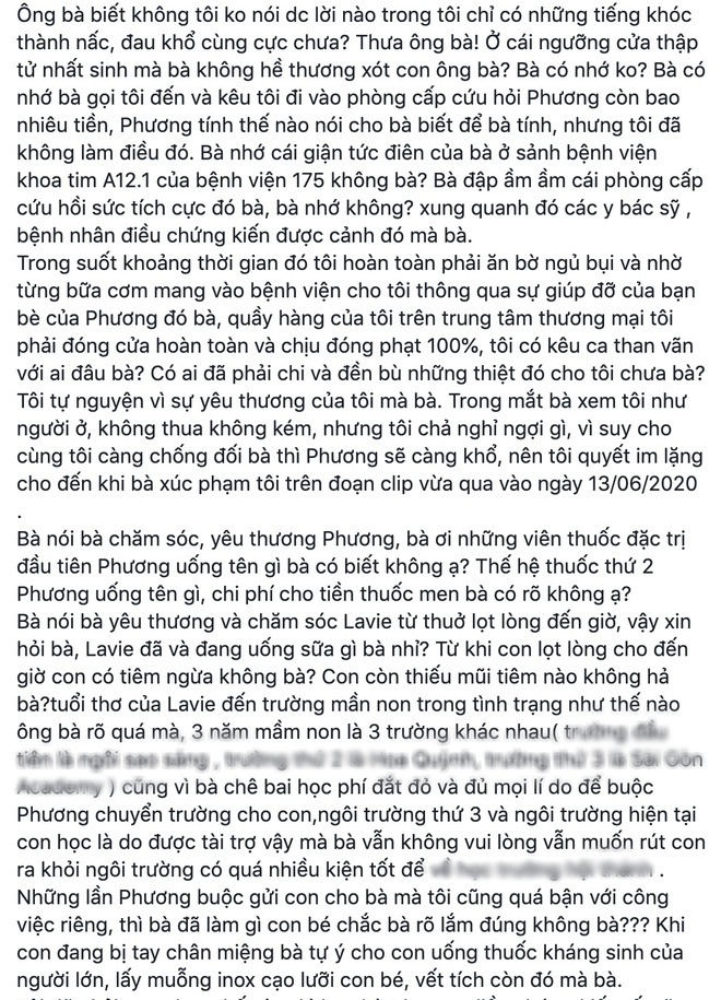 NÓNG: Bảo mẫu của con gái Mai Phương quyết kiện ngược bố mẹ cố diễn viên và luật sư, công khai đăng đàn đấu tố - Ảnh 7. NÓNG: Bảo mẫu của con gái Mai Phương quyết kiện ngược bố mẹ cố diễn viên và luật sư, công khai đăng đàn đấu tố - Ảnh 7.