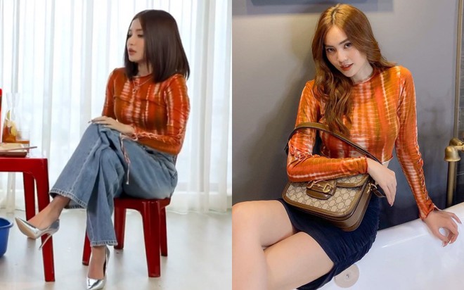 C&ugrave;ng diện &aacute;o crop top nhưng B&iacute;ch Phương ngầu hơn hẳn Ninh Dương Lan Ngọc nhờ bộ vuốt m&agrave;u bạc - Ảnh 6.