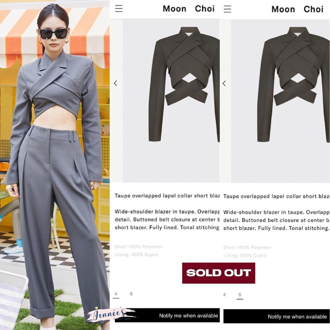 2 chiếc áo Jennie mới diện được chị em tranh nhau tìm mua, hot hit đến độ brand Hàn phải mở pre-order để đáp ứng - Ảnh 7.