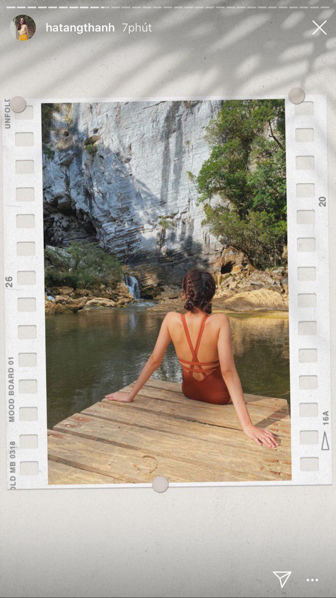 H&agrave; Tăng tự tin khoe mặt kh&ocirc;ng son phấn, c&ograve;n để lưng trần gợi cảm trong chuyến đi du lịch với hội bạn th&acirc;n - Ảnh 3.