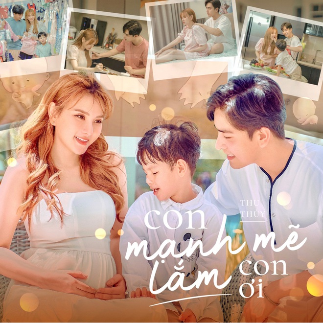 Thu Thuỷ làm MV trong thời gian mang bầu như món quà dành tặng thiên thần nhỏ, đáng chú ý là khoảnh khắc ông xã Kin Nguyễn cũng ốm nghén cùng  - Ảnh 2.
