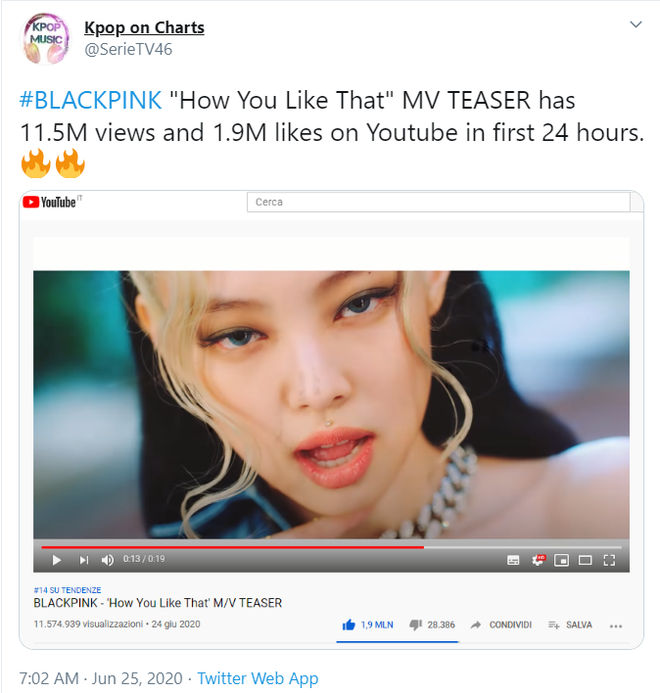 BLACKPINK tiếp tục đem về kỉ lục view nhờ teaser MV mới, dẫn đầu top trending thế giới nhưng lại “thất thế” ở Việt Nam? - Ảnh 2.