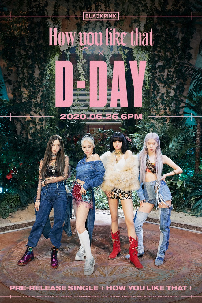 Poster D-DAY cuối cùng của BLACKPINK: Outfit cũ nhưng background rừng rú hoàn toàn mới, báo hiệu đúng concept King Kong như Jennie từng spoil? - Ảnh 1.