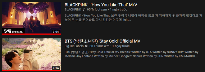 MV Stay Gold của BTS phá loạt kỉ lục của mình và nghệ sĩ Hàn Quốc trên YouTube và iTunes, đáng tiếc lại thua BLACKPINK tại Việt Nam - Ảnh 3.