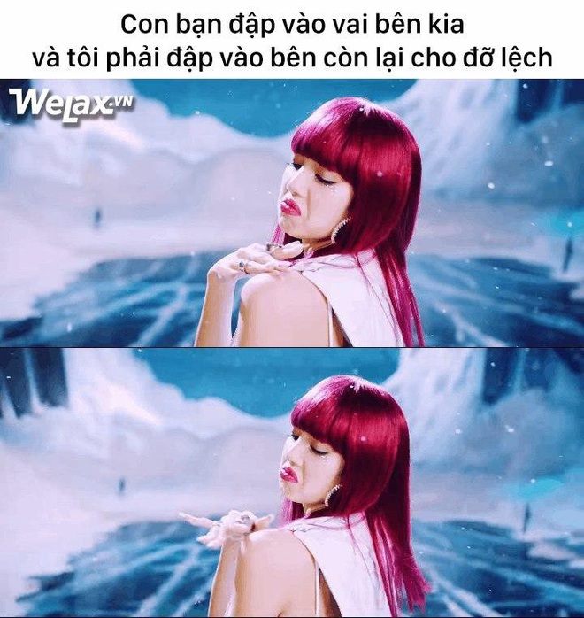 Lisa bĩu m&ocirc;i phủi tay l&agrave;m chao đảo MXH d&ugrave; xuất hiện chưa đến 1 gi&acirc;y, netizen tặng bộ meme để bạn trả treo ngay với đứa m&igrave;nh gh&eacute;t - Ảnh 7.