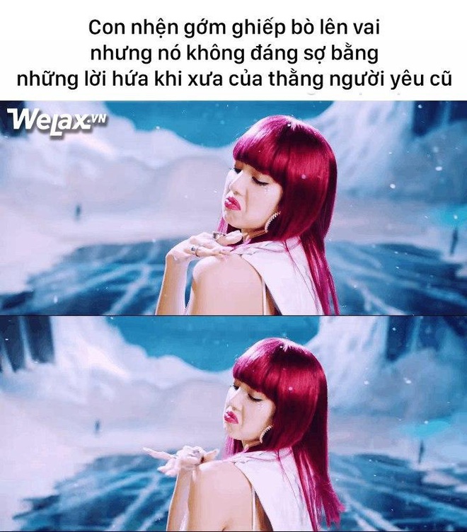Lisa bĩu m&ocirc;i phủi tay l&agrave;m chao đảo MXH d&ugrave; xuất hiện chưa đến 1 gi&acirc;y, netizen tặng bộ meme để bạn trả treo ngay với đứa m&igrave;nh gh&eacute;t - Ảnh 9.