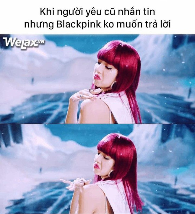 Lisa bĩu m&ocirc;i phủi tay l&agrave;m chao đảo MXH d&ugrave; xuất hiện chưa đến 1 gi&acirc;y, netizen tặng bộ meme để bạn trả treo ngay với đứa m&igrave;nh gh&eacute;t - Ảnh 12.