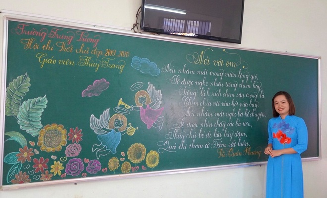 Những nét chữ trên bảng đẹp như nghệ thuật, nhất là khi được viết bởi giáo viên tại Quảng Trị. Nét chữ sẽ làm bạn nhớ đến thời đi học, và cũng có thể để lại ấn tượng đẹp trong lòng người xem. Hãy xem những hình ảnh liên quan để tận hưởng sự đẹp đến ngỡ ngàng.