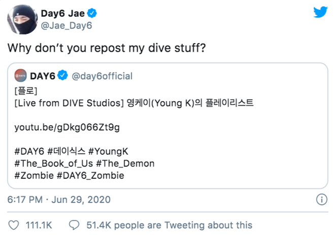 Thành viên DAY6 nhà JYP bất ngờ tố công ty đối xử bất công so với các thành viên khác trong nhóm, fan tưởng giận hờn vu vơ ai ngờ căng thật! - Ảnh 1.