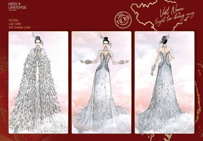 Loạt mẫu Quốc phục cho Khánh Vân tại Miss Universe được hé lộ: Bộ lấy cảm hứng từ đồ bảo hộ chiếm ưu thế, có tác phẩm gây tranh cãi - Ảnh 5.